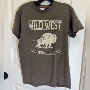 Delta Wild West Wilderness Club Brown Tee